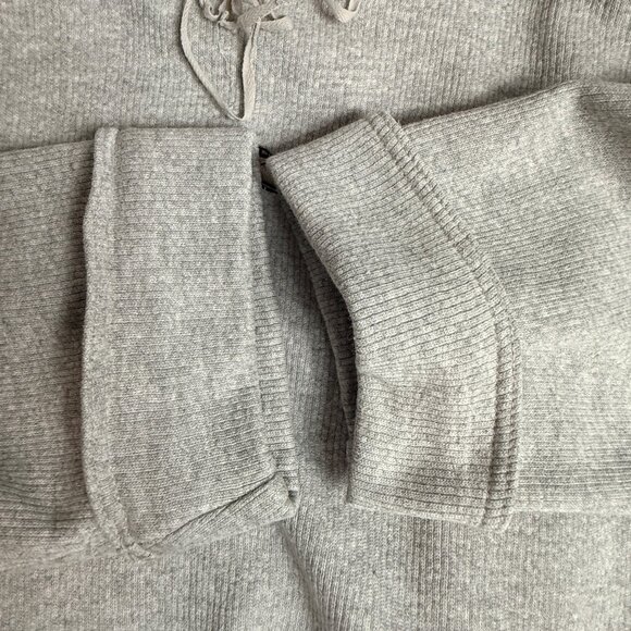 Disney Sweatshirt Womens XXL Gray Cotton Mickey Minnie Embroidery Loungewear - Picture 11 of 11